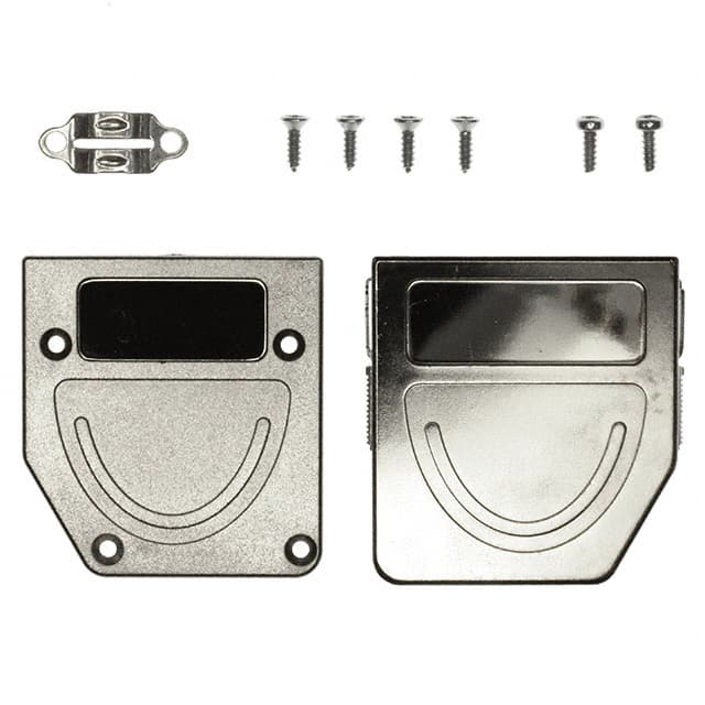 955-015-020R121 NorComp Inc.  Capots de connecteurs D-Sub en forme de D